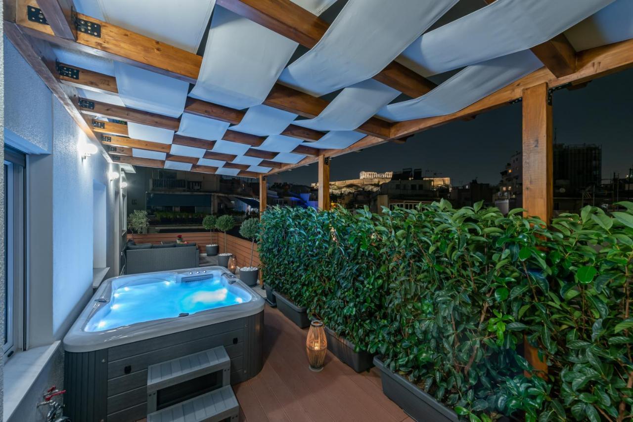 Acropolis Divine Penthouse Lägenhet Aten Exteriör bild