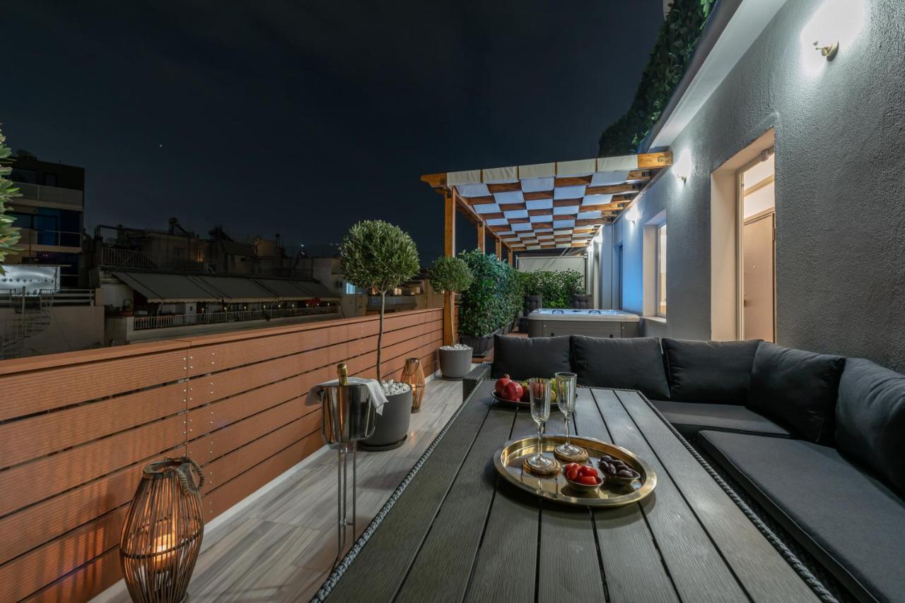 Acropolis Divine Penthouse Lägenhet Aten Exteriör bild